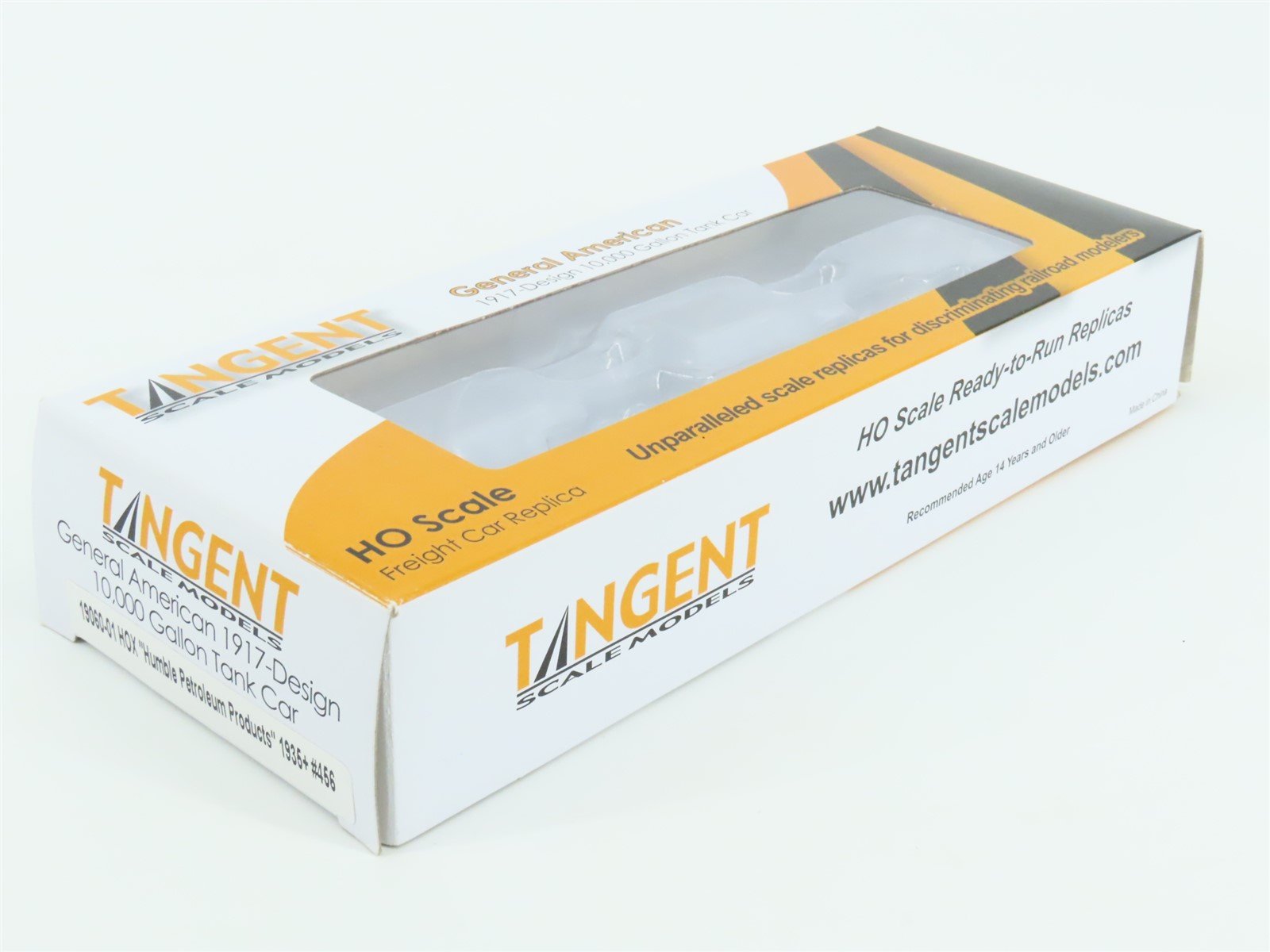 HO Scale Tangent #19060-01 HOX Humble Petroleum Single-Dome Tank Car #456