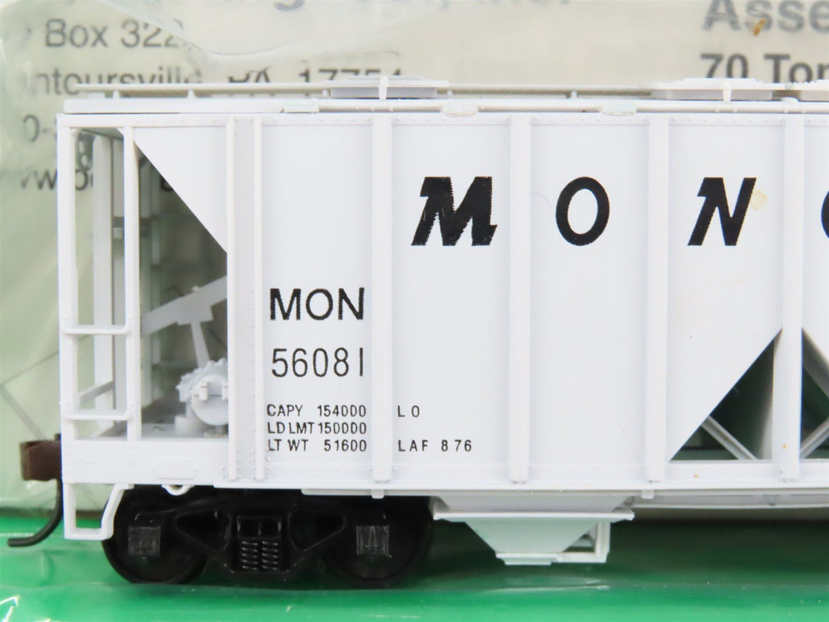 LOT of 9 HO Scale Bowser CIL Monon Railroad 2-Bay Covered Hoppers