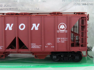 LOT of 9 HO Scale Bowser CIL Monon Railroad 2-Bay Covered Hoppers