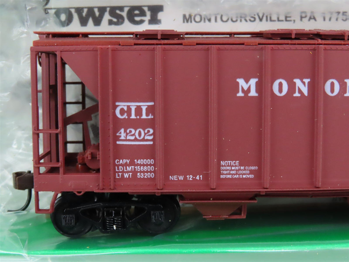 LOT of 9 HO Scale Bowser CIL Monon Railroad 2-Bay Covered Hoppers