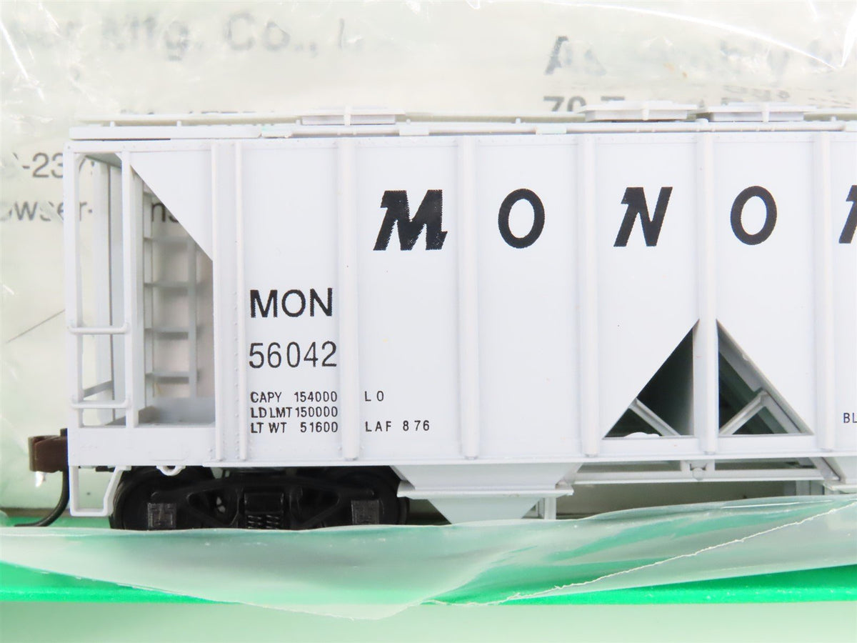 LOT of 9 HO Scale Bowser CIL Monon Railroad 2-Bay Covered Hoppers