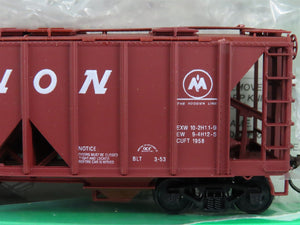 LOT of 9 HO Scale Bowser CIL Monon Railroad 2-Bay Covered Hoppers