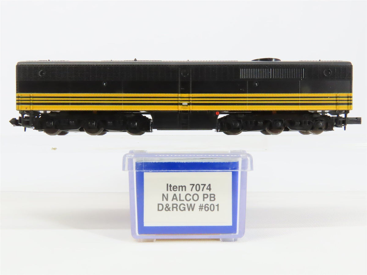 N Scale Life-Like 7074 DRGW Rio Grande Alco PB Diesel Locomotive #601 UNPOWERED