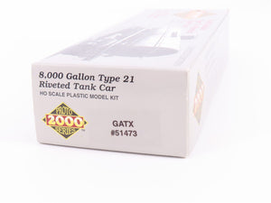 HO Proto 2000 Kit GATX 8k gal Type 21 Riveted Single Dome Tank Car #51473