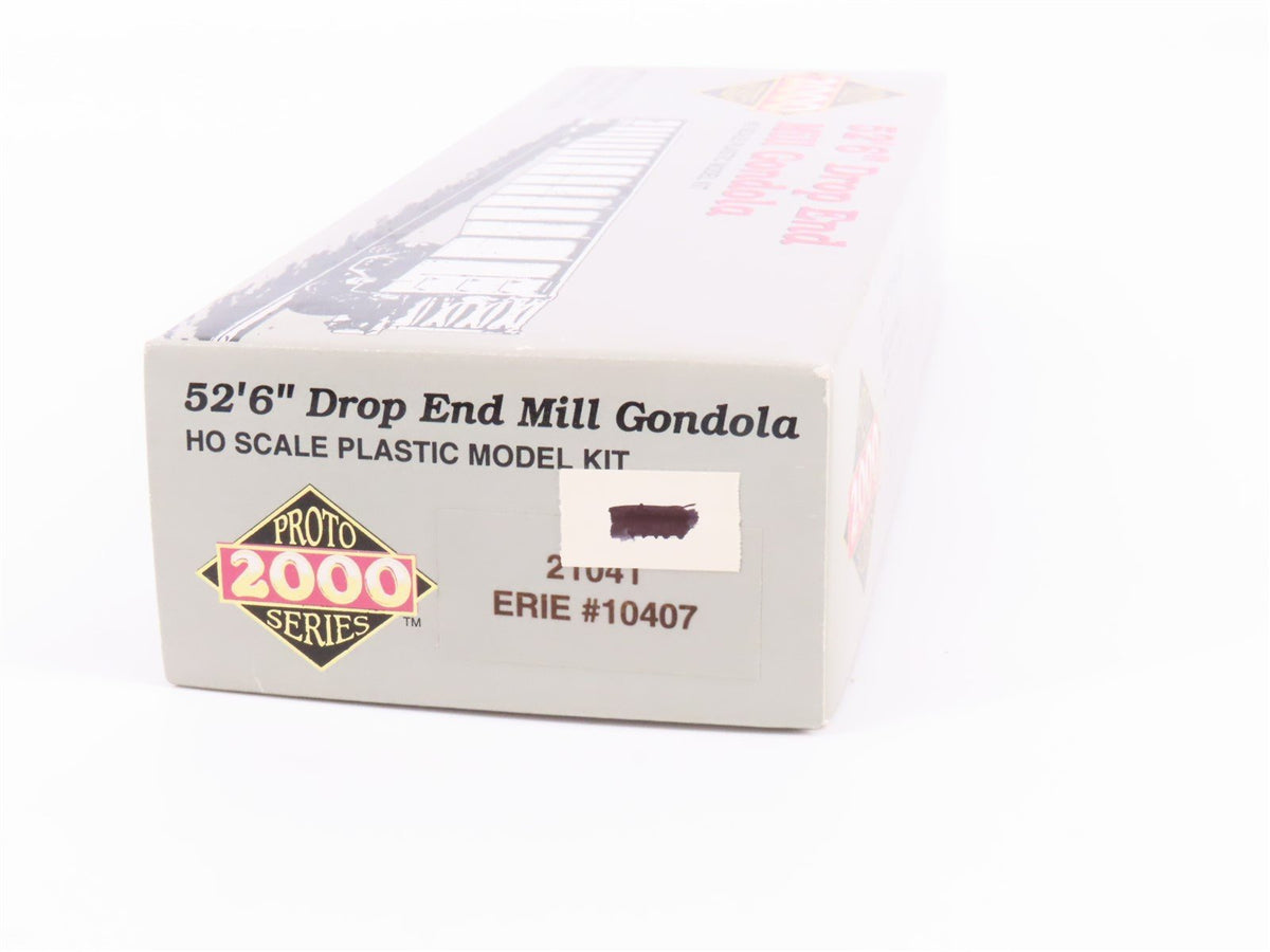 HO Scale Proto 2000 Kit #21041 ERIE Railroad 52&#39;6&quot; Drop-End Mill Gondola #10407