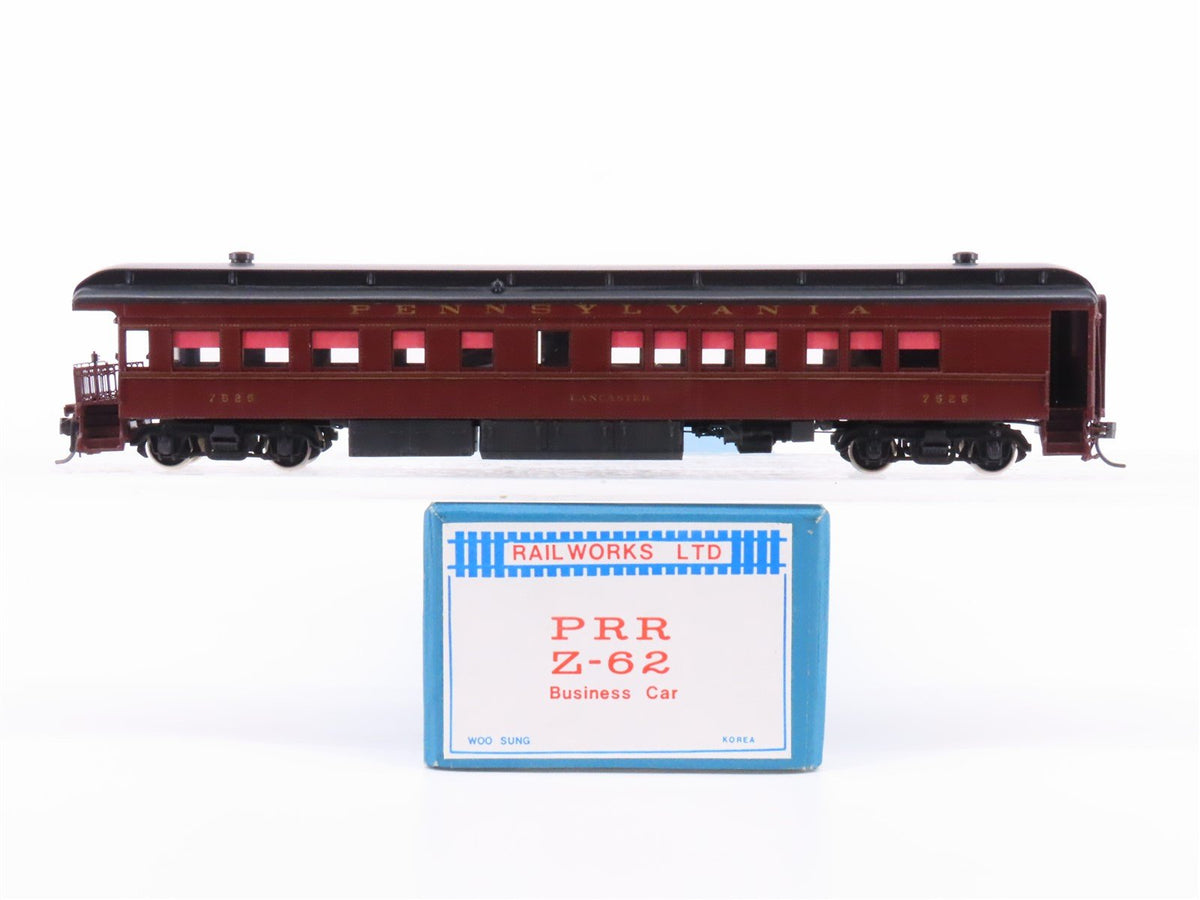 HO Railworks LTD/Woo Sung BRASS PRR Pennsylvania Z-62 Business Passenger -Custom