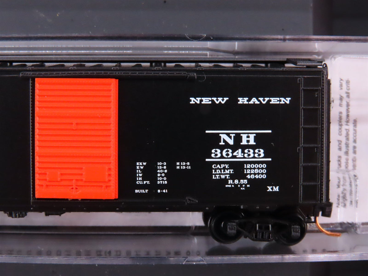 N Scale Micro-Trains MTL 99300077 NH New Haven McGinnis 40&#39; Box Cars 4-Pack