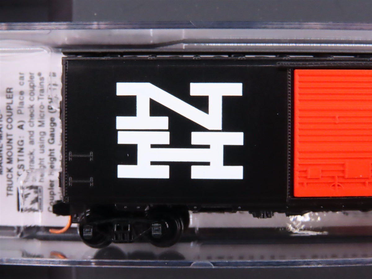 N Scale Micro-Trains MTL 99300077 NH New Haven McGinnis 40&#39; Box Cars 4-Pack