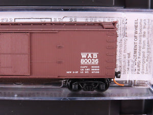 N Micro-Trains MTL 99300006 WAB Wabash 40' Double-Sheathed Wood Box Cars 4-Pack