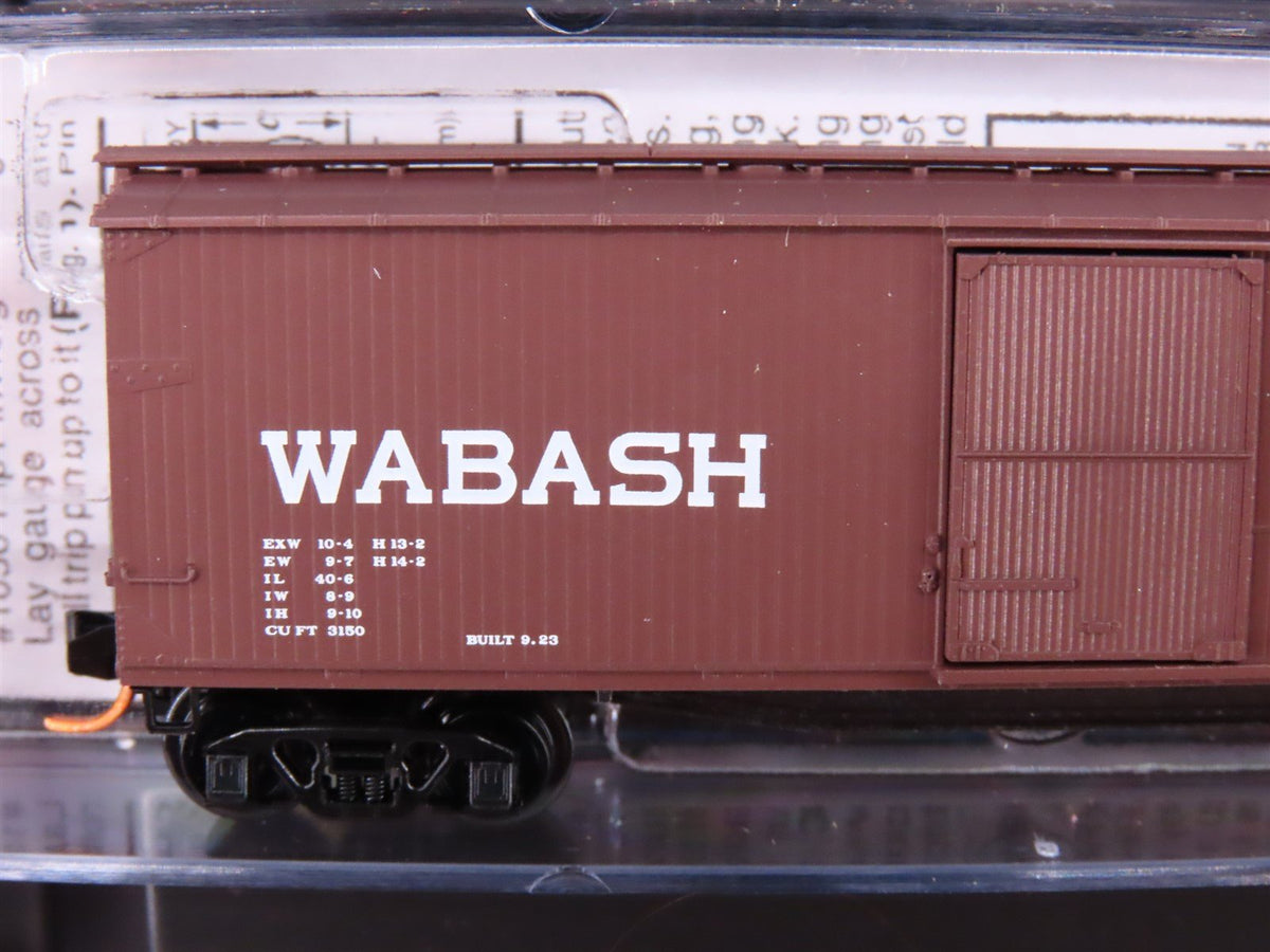 N Micro-Trains MTL 99300006 WAB Wabash 40&#39; Double-Sheathed Wood Box Cars 4-Pack