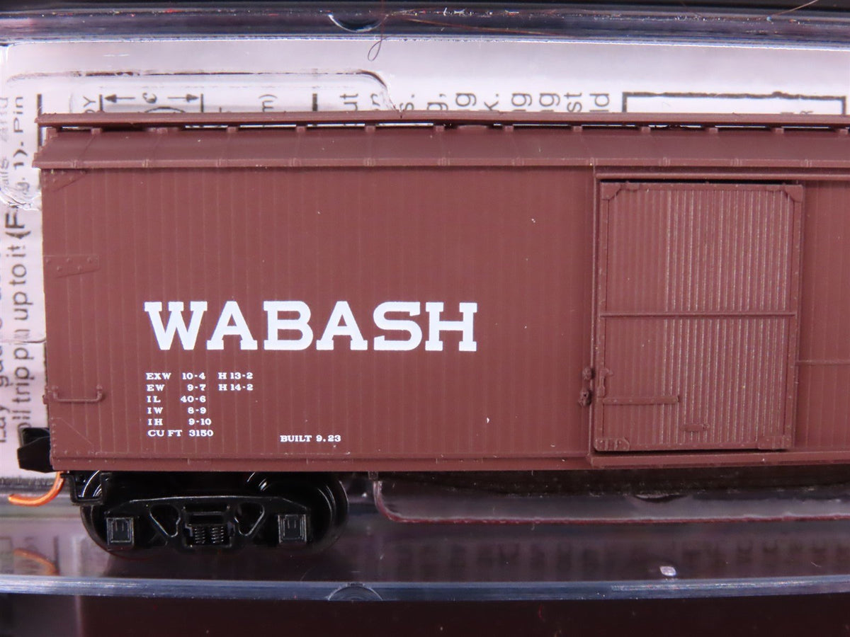 N Micro-Trains MTL 99300006 WAB Wabash 40&#39; Double-Sheathed Wood Box Cars 4-Pack