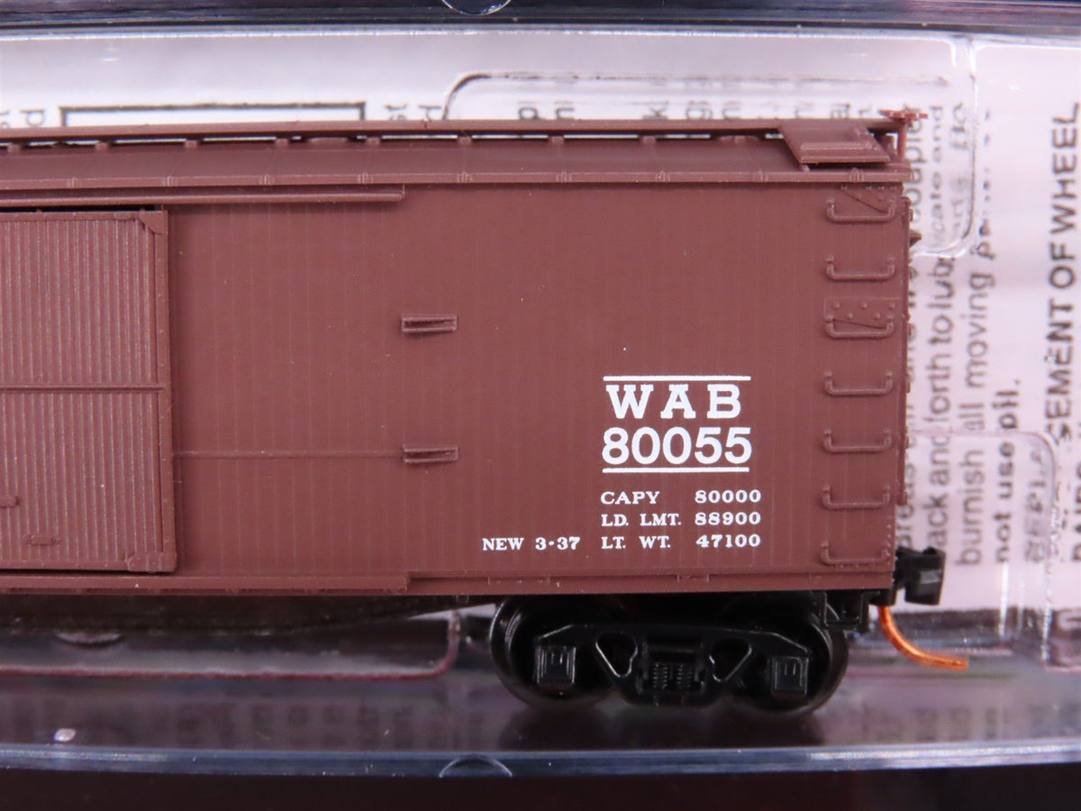 N Micro-Trains MTL 99300006 WAB Wabash 40&#39; Double-Sheathed Wood Box Cars 4-Pack