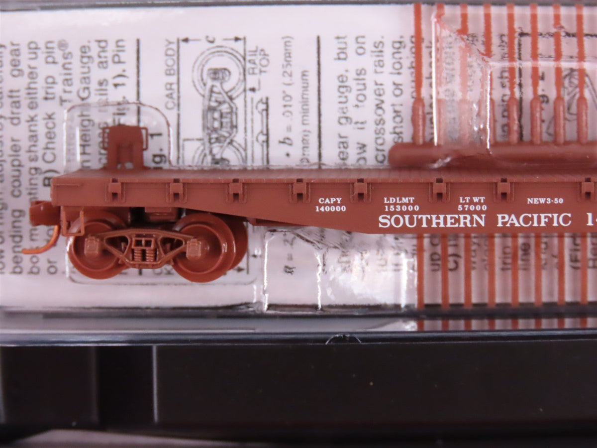 N Scale Micro-Trains MTL 99300009 SP Southern Pacific 50&#39; Flat Cars 4-Pack