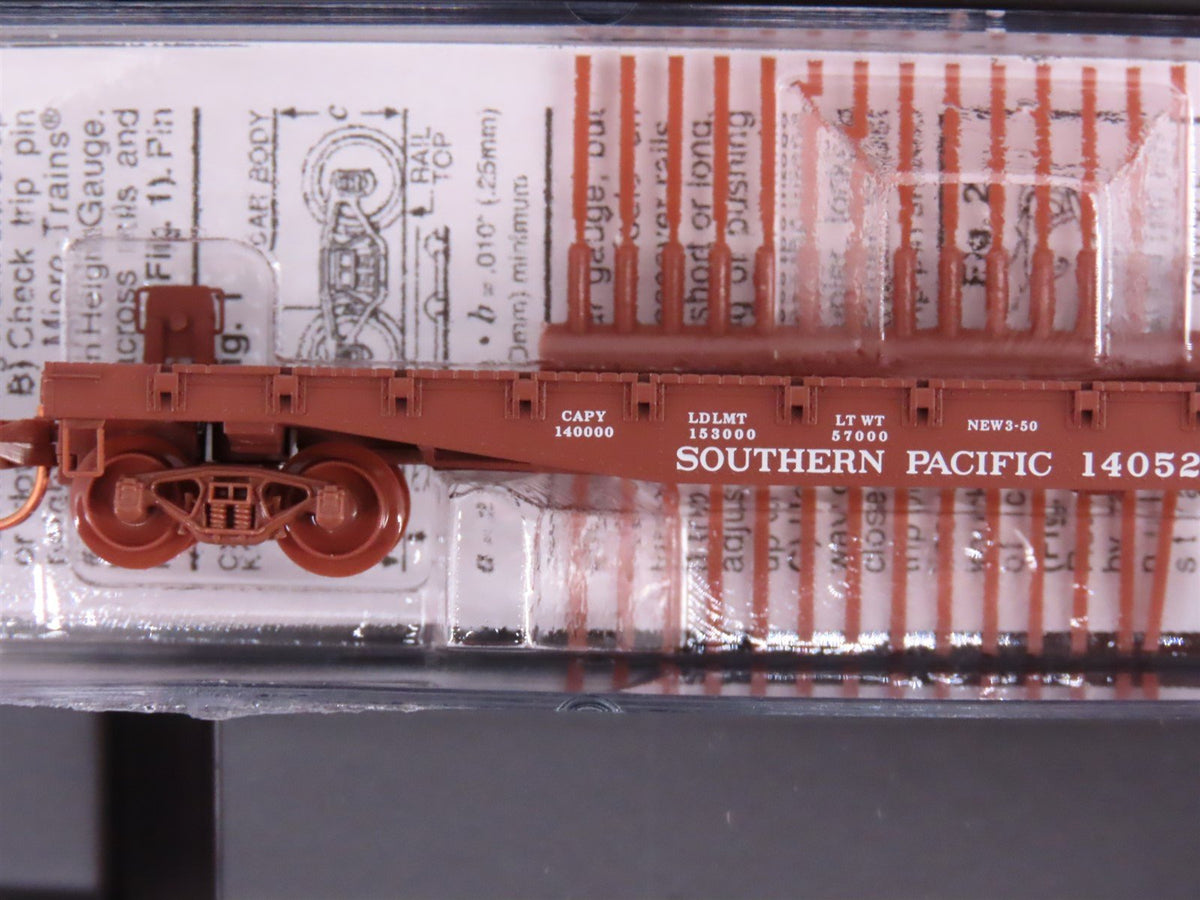 N Scale Micro-Trains MTL 99300009 SP Southern Pacific 50&#39; Flat Cars 4-Pack