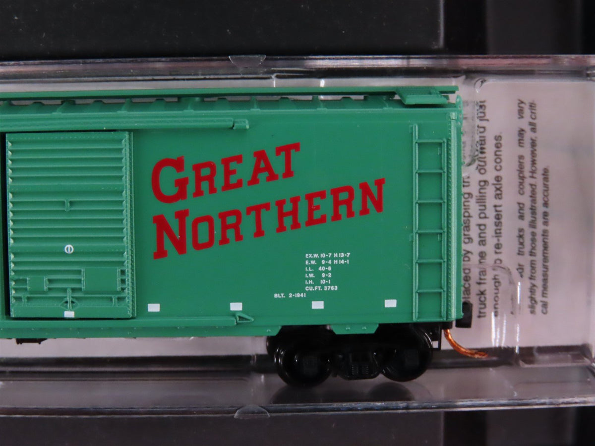 N Scale Micro-Trains MTL 99300095 GN Great Northern &quot;Goat&quot; 40&#39; Box Cars 4-Pack