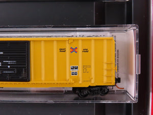 N Scale Micro-Trains MTL 99300097 ABOX Railbox 50' Rib-Side Box Cars 4-Pack