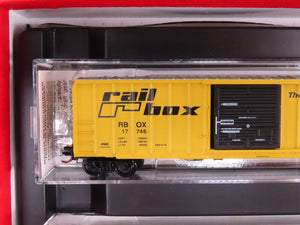 N Scale Micro-Trains MTL 99300015 RBOX Railbox 50' Rib-Side Box Cars 4-Pack