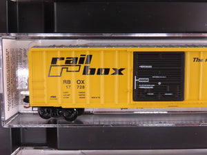 N Scale Micro-Trains MTL 99300015 RBOX Railbox 50' Rib-Side Box Cars 4-Pack