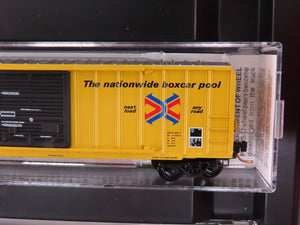 N Scale Micro-Trains MTL 99300015 RBOX Railbox 50' Rib-Side Box Cars 4-Pack