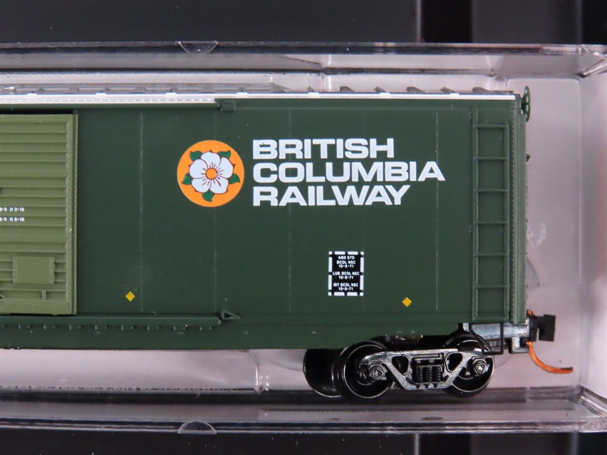 N Scale Micro-Trains MTL 99300086 BCOL British Columbia 50&#39; Box Cars 4-Pack