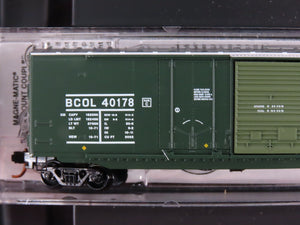 N Scale Micro-Trains MTL 99300086 BCOL British Columbia 50' Box Cars 4-Pack