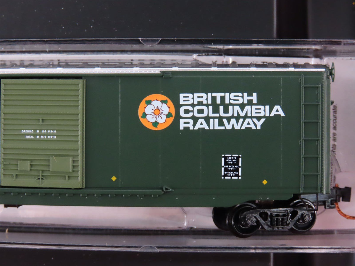 N Scale Micro-Trains MTL 99300086 BCOL British Columbia 50&#39; Box Cars 4-Pack