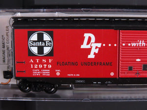 N Micro-Trains MTL 99300148 ATSF Santa Fe DF Shock Control 50' Box Cars 4-Pack