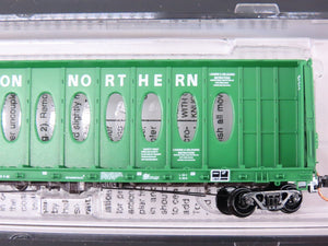 N Micro-Trains MTL 99300079 BN Burlington Northern Centerbeam Flat Cars 4-Pack