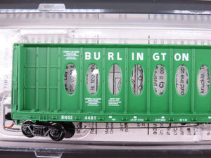 N Micro-Trains MTL 99300079 BN Burlington Northern Centerbeam Flat Cars 4-Pack