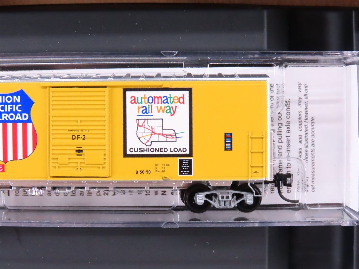 N Micro-Trains MTL 99300172 UP Union Pacific 40&#39; Single Door Box Cars 4-Pack