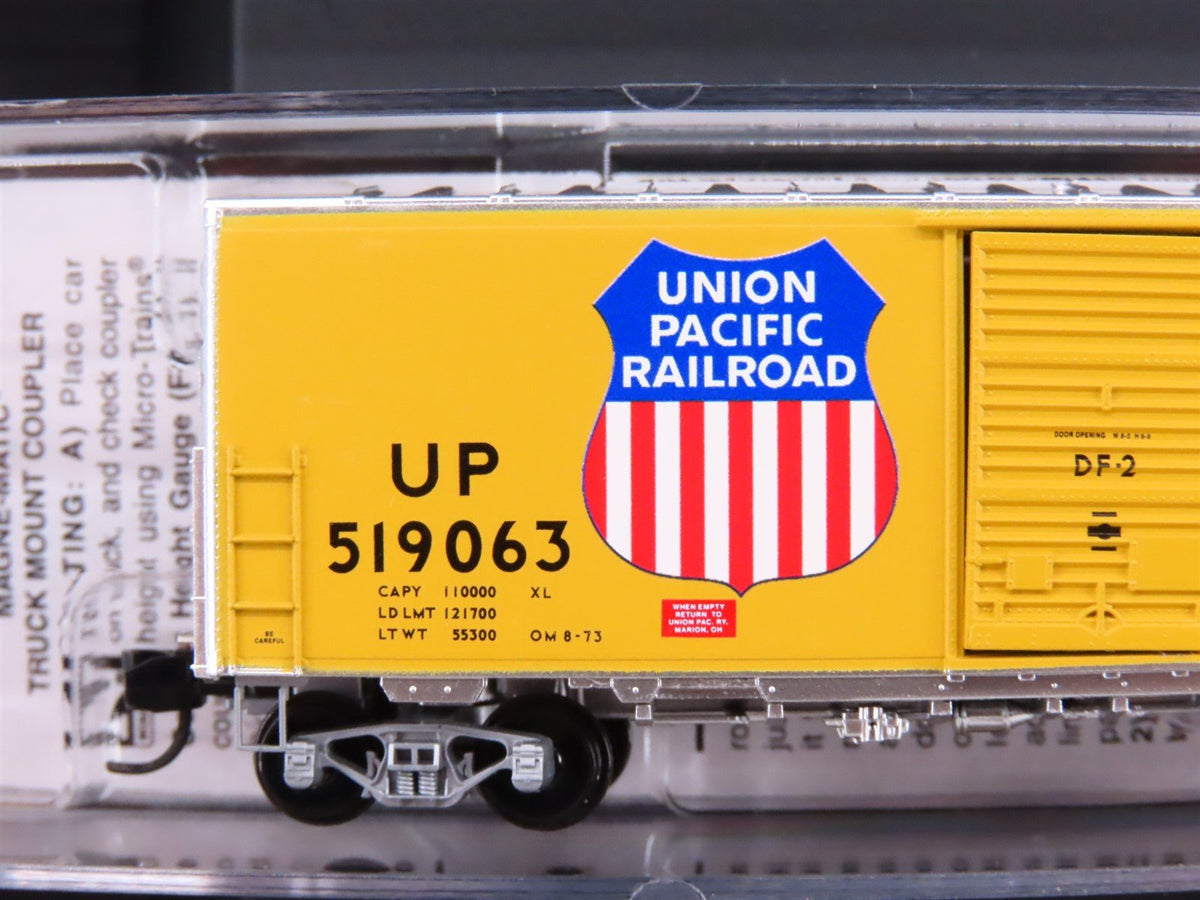 N Micro-Trains MTL 99300172 UP Union Pacific 40&#39; Single Door Box Cars 4-Pack