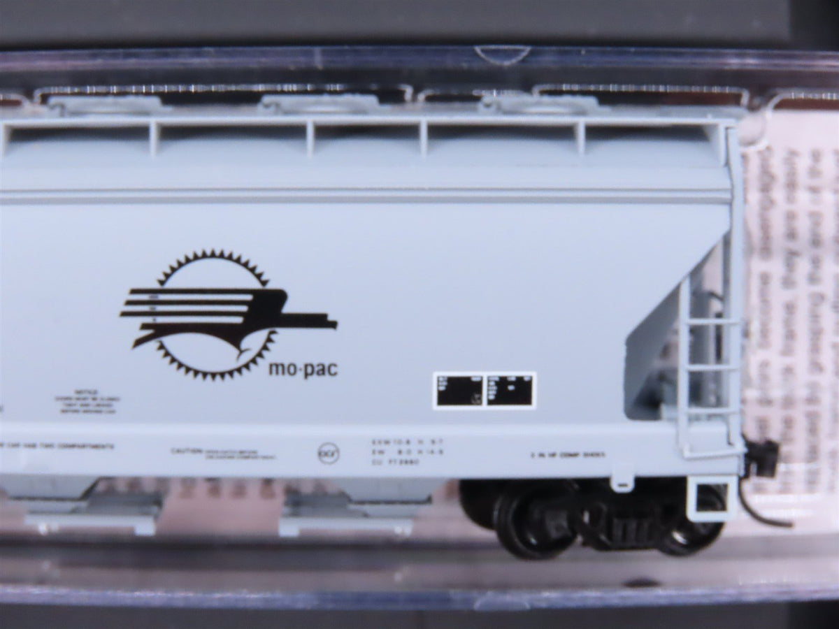 N Scale Micro-Trains MTL 99300170 MP Mo-Pac 2-Bay Covered Hoppers 4-Pack