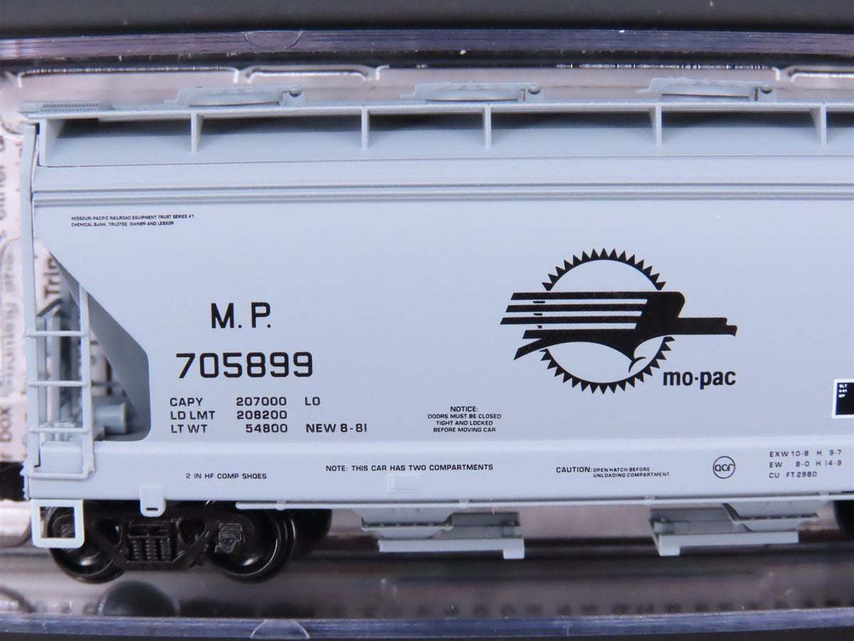 N Scale Micro-Trains MTL 99300170 MP Mo-Pac 2-Bay Covered Hoppers 4-Pack