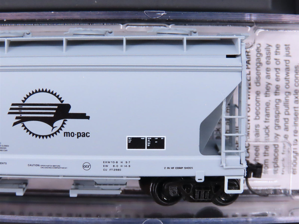 N Scale Micro-Trains MTL 99300170 MP Mo-Pac 2-Bay Covered Hoppers 4-Pack
