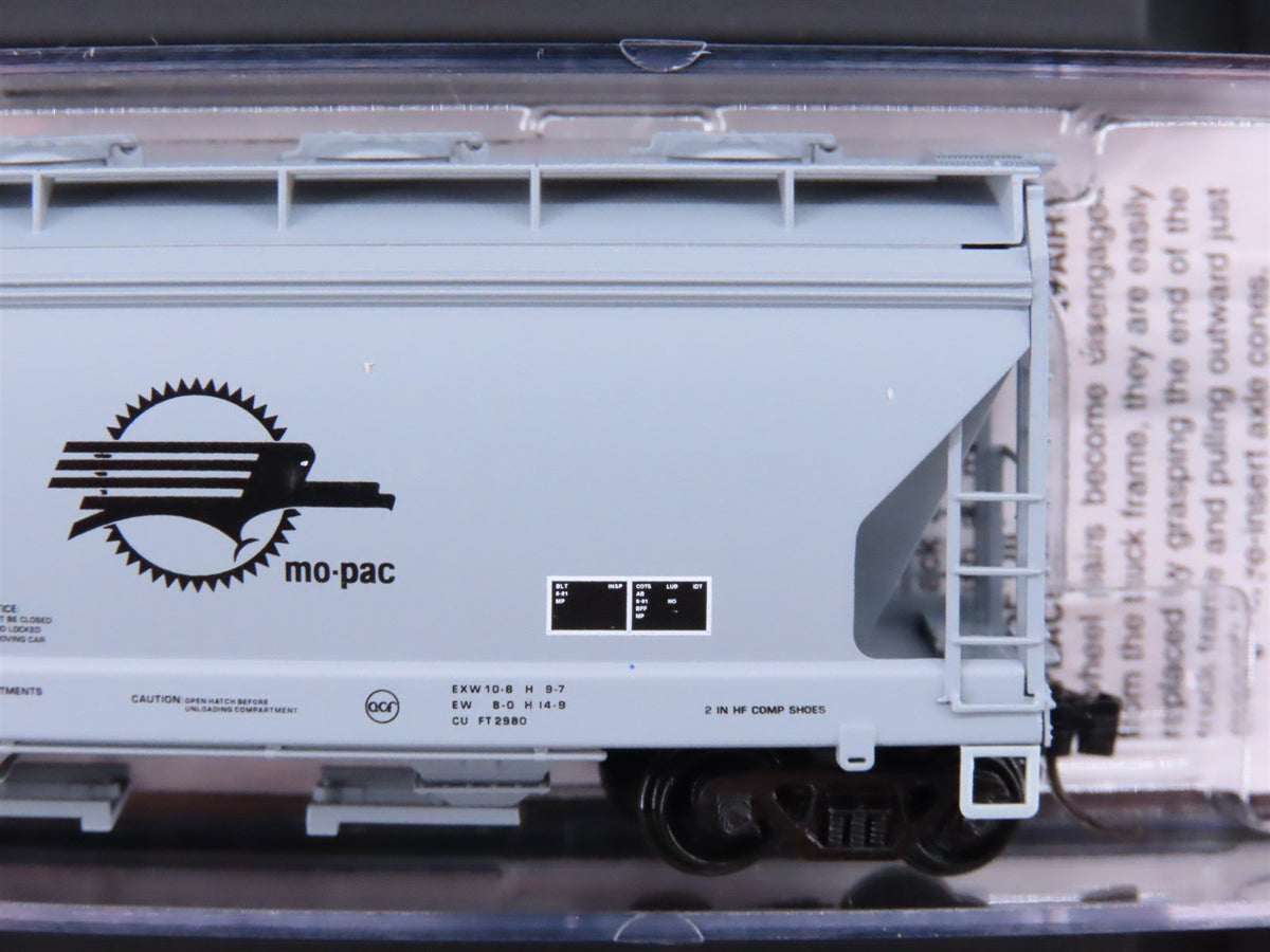 N Scale Micro-Trains MTL 99300170 MP Mo-Pac 2-Bay Covered Hoppers 4-Pack