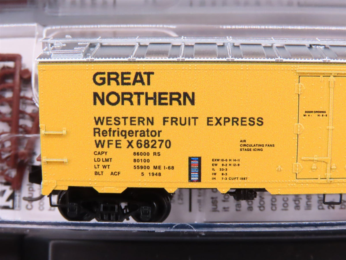 N Micro-Trains MTL 99300179 GN / WFEX Western Fruit Express 40&#39; Reefers 4-Pack