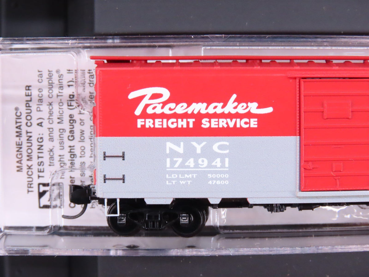 N Micro-Trains MTL 99300160 NYC New York Central &quot;Pacemaker&quot; 40&#39; Box Cars 4-Pack