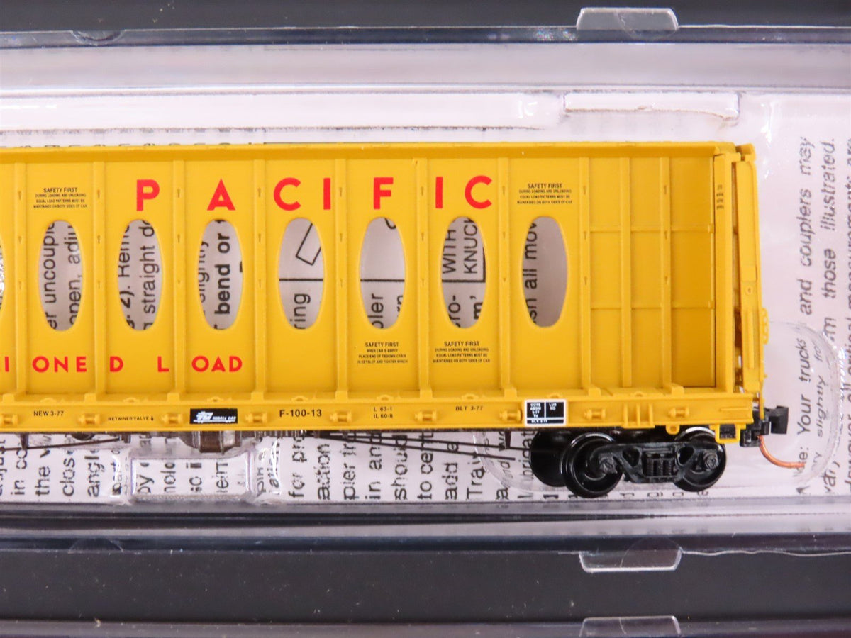 N Micro-Trains MTL 99300149 UP Union Pacific 60&#39; Centerbeam Flat Cars 4-Pack