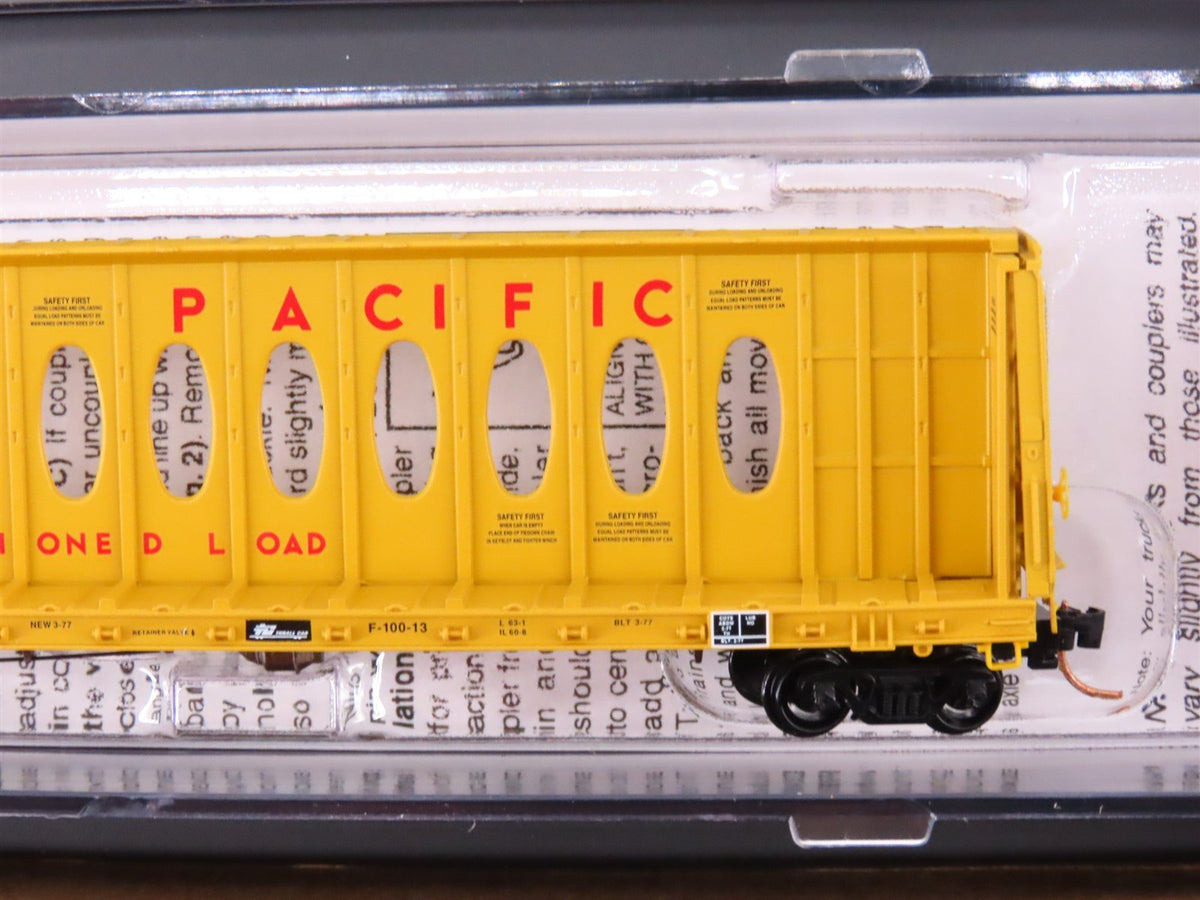 N Micro-Trains MTL 99300149 UP Union Pacific 60&#39; Centerbeam Flat Cars 4-Pack