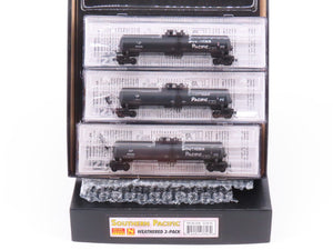 N Micro-Trains MTL 99305870 SP Southern Pacific 56' Tank Cars 3-Pack - Weathered