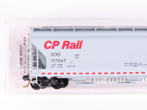 N Micro-Trains MTL 99300803 CP Rail / SOO Line 3-Bay Covered Hoppers 8-Pack