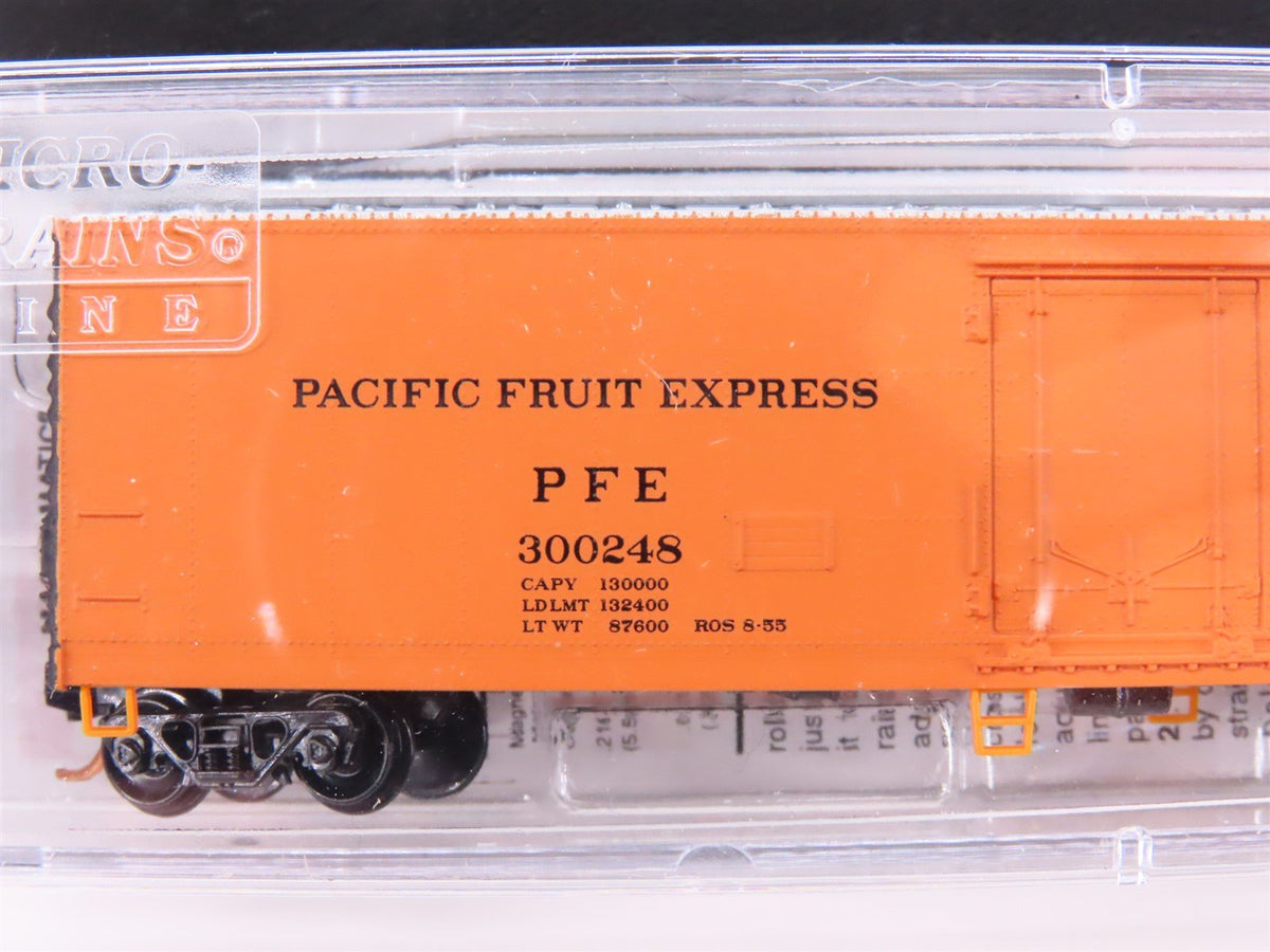 N Micro-Trains MTL 99300811 PFE Pacific Fruit Express 51&#39; Mech Reefers 8-Pack