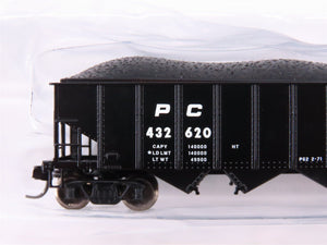 N Scale Bowser 38102 PC Penn Central 4-Bay Hopper #432620 w/ Load