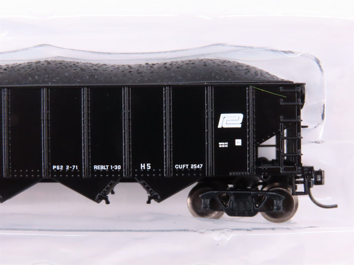 N Scale Bowser 38101 PC Penn Central 4-Bay Hopper #432601 w/ Load