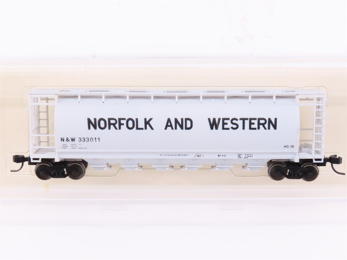 N Scale Bowser 37290 N&amp;W Norfolk &amp; Western ACF 6-Bay Cylindrical Hopper #432601