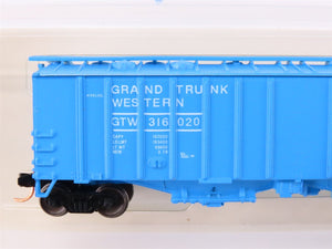 N Bowser 37032 GTW Grand Trunk Western GATX 50' Airslide Covered Hopper #316020