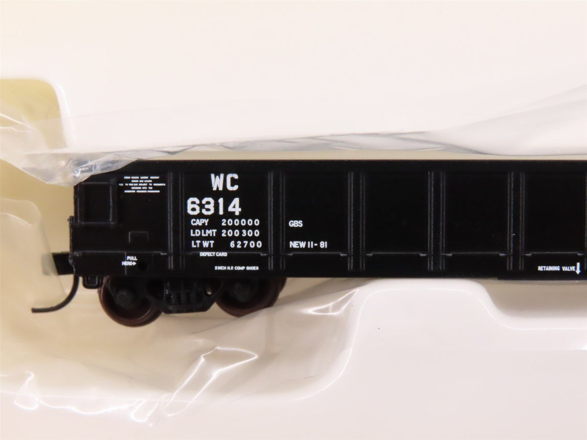 N Scale Atlas 50000565 WC Wisconsin Central Evans 52&#39; Gondola #40499