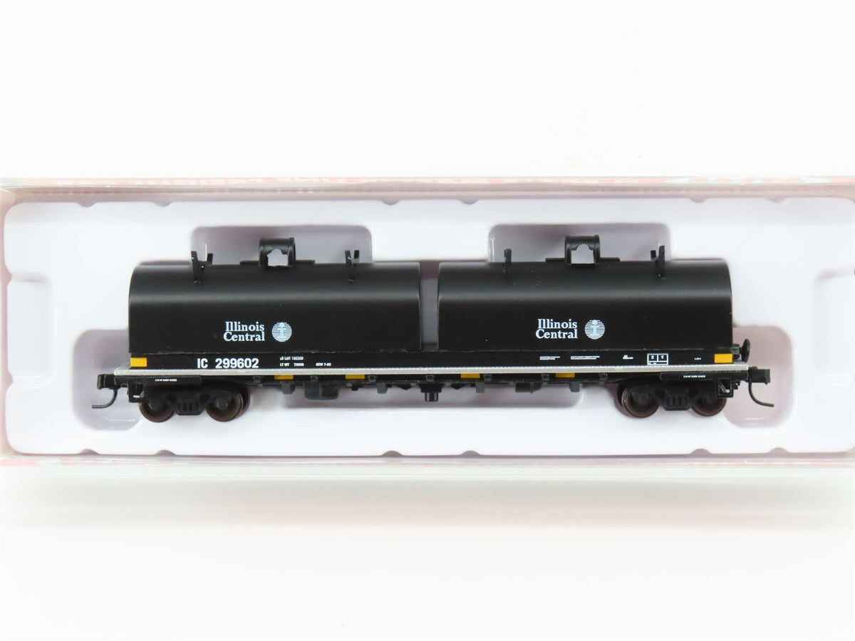 N Scale Atlas Master 50005719 IC Illinois Central 48&#39; Cushion Coil Car #299602