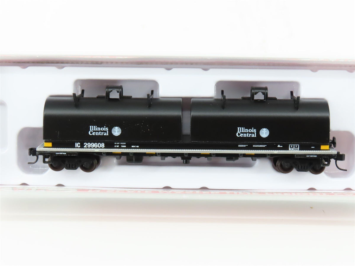 N Scale Atlas Master 50005720 IC Illinois Central 48&#39; Cushion Coil Car #299608