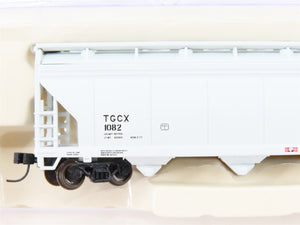 N Atlas Trainman 50000099 TCGX PolyOne Rescar Repaint 4-Bay Covered Hopper #1082